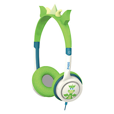 ZAGG ifrogz Little Rockerz Children's Volume Limiting On-Ear Headphones, Dragon